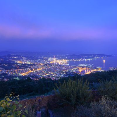 Vista notturna La Spezia